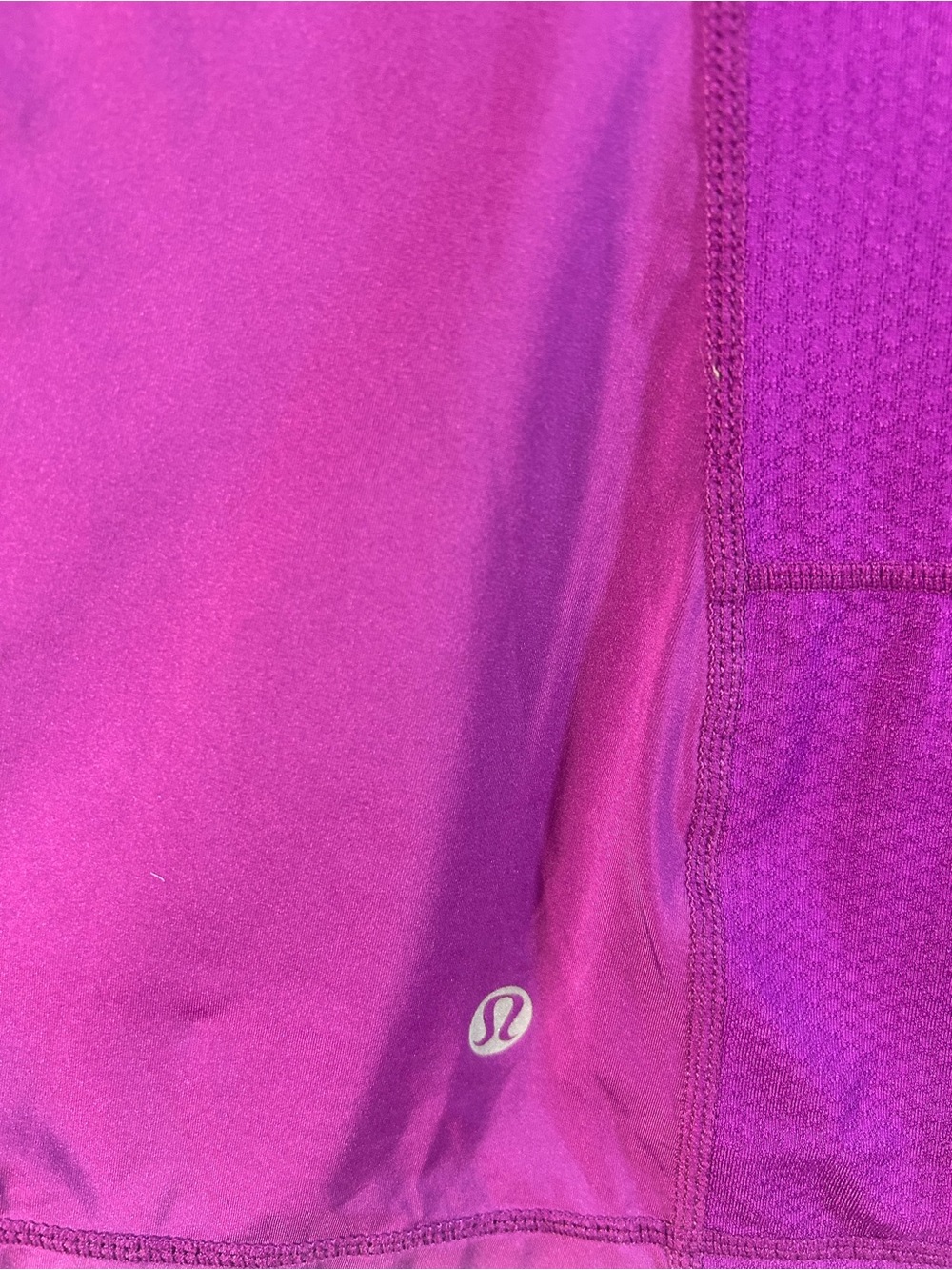 lululemon athletica Purple Long-Sleeve Athletic Top with White Accent - Picture 5 of 7